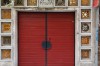 Red door - main gate