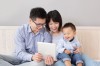 Happy Family Using Tablet Pc